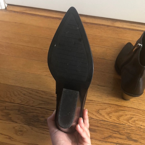 Black leather booties - Picture 5 of 5